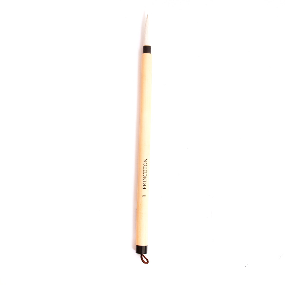 Princeton, Bamboo, Brush, Round, 8